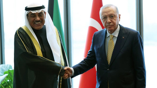 Cumhurbaşkanı Erdoğan, Kuveyt Veliaht Prensi ile görüştü