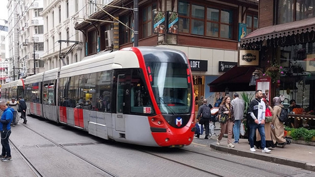 İstanbul'da tramvay seferlerinde aksaklık