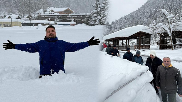 Kar kalınlığı 1 metreyi aştı! 'Böyle bir karı hiçbir yerde bulamazsınız'