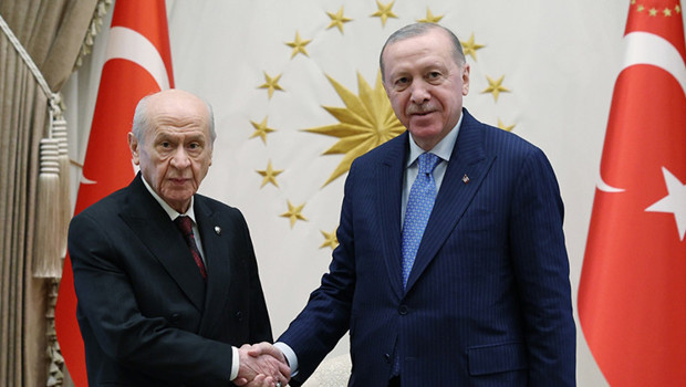 Cumhurbaşkanı Erdoğan, Devlet Bahçeli'yi kabul etti