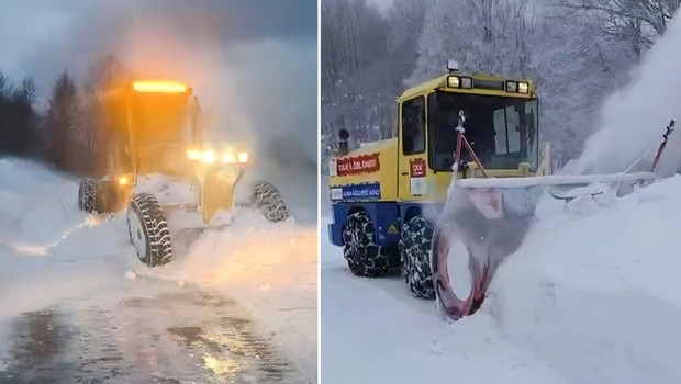 Tokat'ta Yoğun Kar Yağışı: Mahsur Kalan Minibüstekiler Nasıl Kurtarıldı?