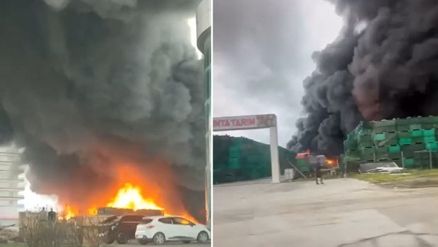 Büyükçekmece'deki Fabrika Yangını: İtfaiye Ekipleri Olayda!