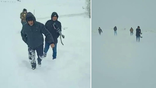 Yoğun kar yağışı hayatı felç etti! Yollar kapandı, kilometrelerce yol yürüdüler