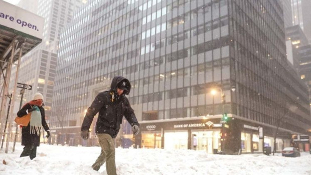 Kar fırtınası ABD’yi vurdu