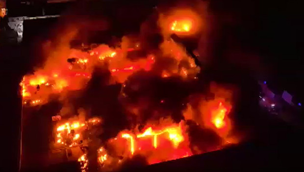 Bursa'da fabrikada çıkan yangın kontrol altına alındı