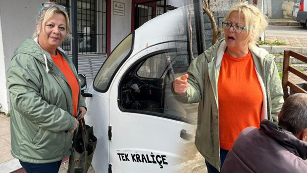 Babasının vefatından sadece 4 dakika önce verdiği sözü yerine getirdi: Elektrikli motoruyla kapı kapı geziyor