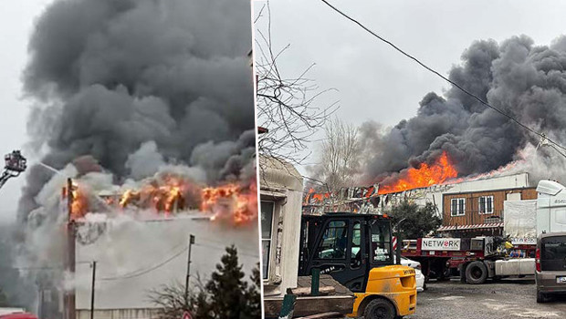 Ataşehir'de İş Yerinde Yangın, İtfaiye Ekipleri Seferber Oldu!
