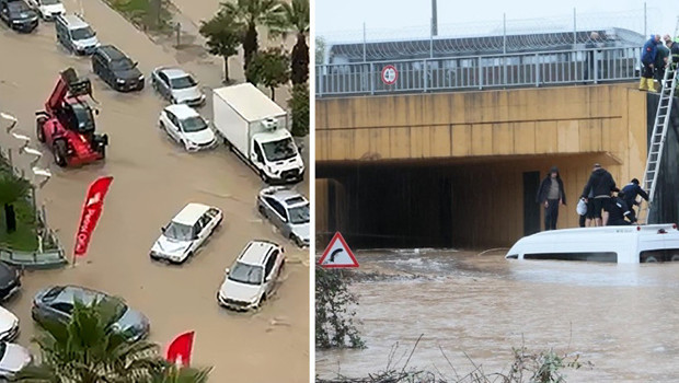Bir kent felaketi yaşadı! Metrekareye 138 kilogram yağış düştü, yollar göle döndü