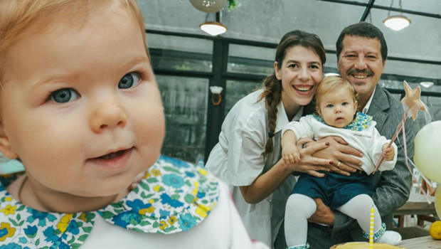 Ünlü çiftin mutlu günü... 'Canım kızım 1 yaşında!'