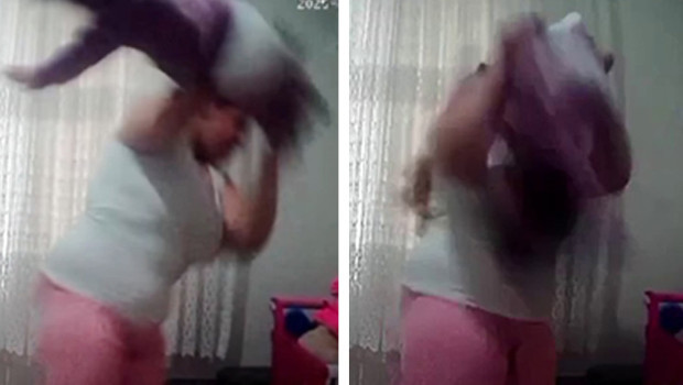 Bebeğine Şiddet Uygulayan Anne Hakime ‘Sadece Bir Kez Vurdum’ Dedi!