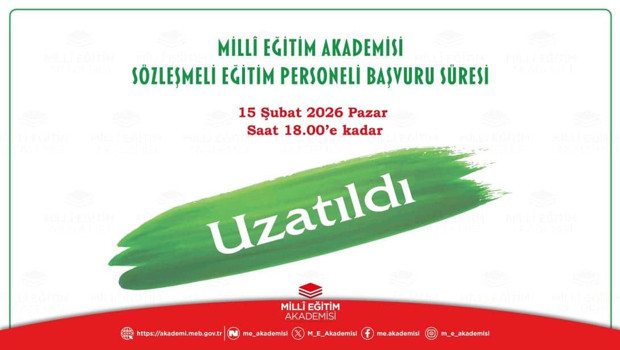 Milli Eğitim Akademisi başvuru süresi uzatıldı