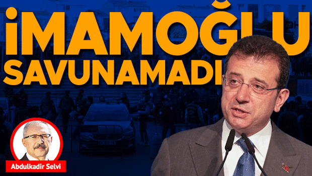 İmamoğlu savunamadı