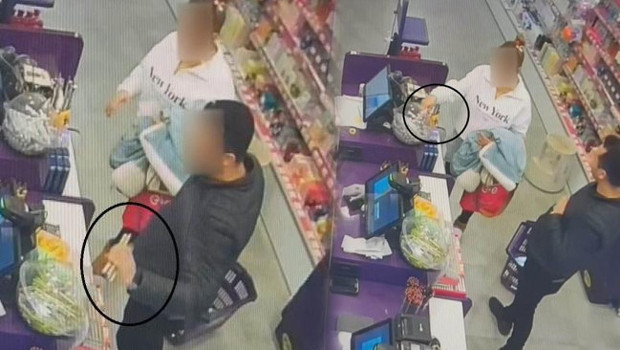Anne, baba ve kız kozmetik zincir mağazasına dadandı: 3 ayda 1 milyon 200 bin TL'lik vurgun