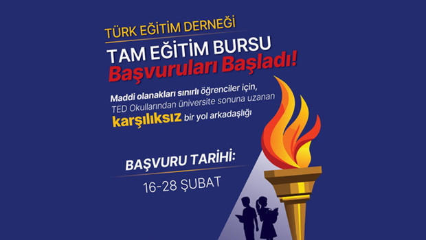 Türk Eğitim Derneği burs başvuruları başladı