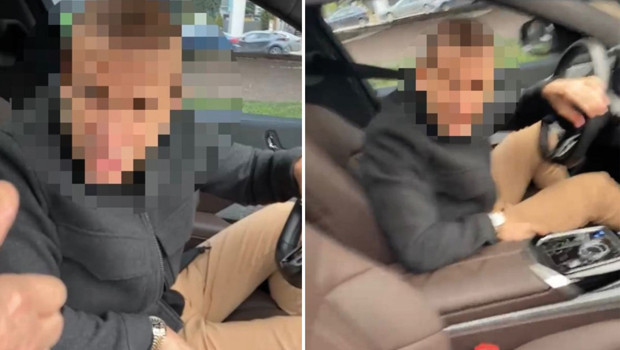 Trafikte yenidoğan bebekli aileye tabancalı tehdit