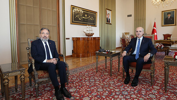 TBMM Başkanı Kurtulmuş'tan Diyanet İşleri Başkanı Arpaguş'a Sıcak Karşılama