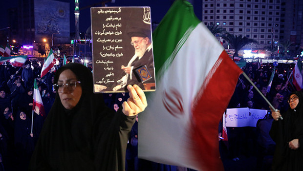 İran ayakta... Hamaney'in ölümü sonrası halk sokaklara indi