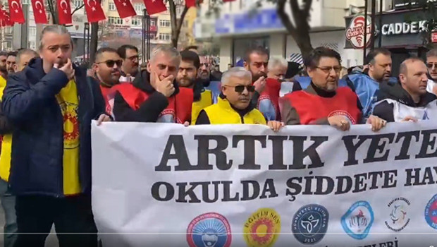 Eğitimciler iş bıraktı... “Şiddete yasal düzenleme yapılsın”