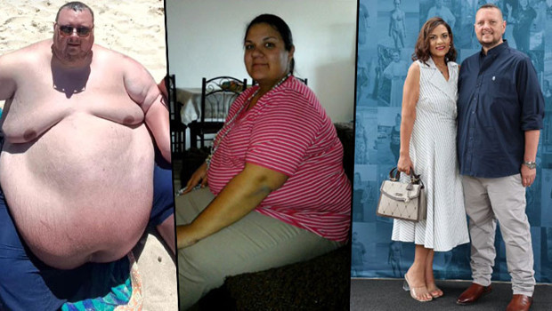 Günde 12 litre kola içiyor, sınırsız abur cubur yiyorlardı... Tam 264 kilo verdiler! Son hallerini görenler inanamıyor