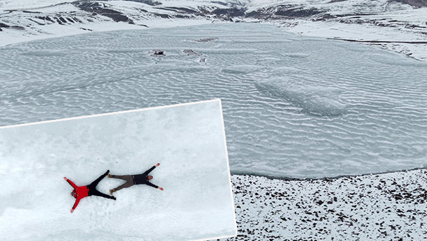 Termometreler eksi 20 dereceye düştü: 100 bin dönüm araziyi sulayan baraj dondu