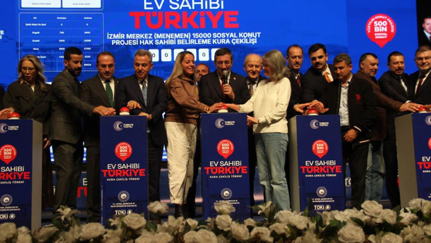 İzmir'de 21 bin konutun kurası çekildi