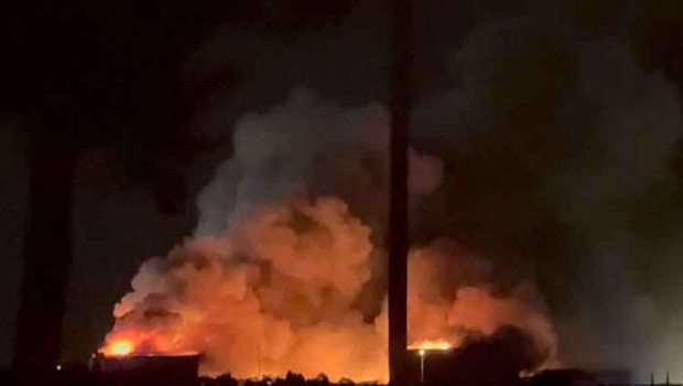 Osmaniye'de tavuk kesimhanesinde yangın