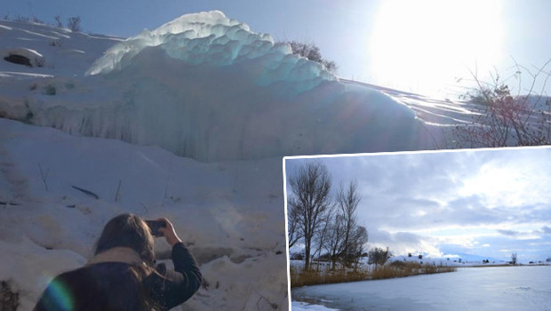 Dondurucu Soğuklar Erzincan'ı Esir Aldı: Eksi 17 Dereceyi Gördü mü?