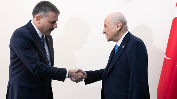 Bakan Çiftçi, MHP lideri Bahçeli'yi TBMM'de ziyaret etti