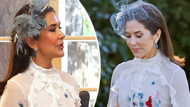 Dört çocuktan sonra adeta yeniden "gelin" oldu! Bu ne güzellik böyle beyazlar içinde