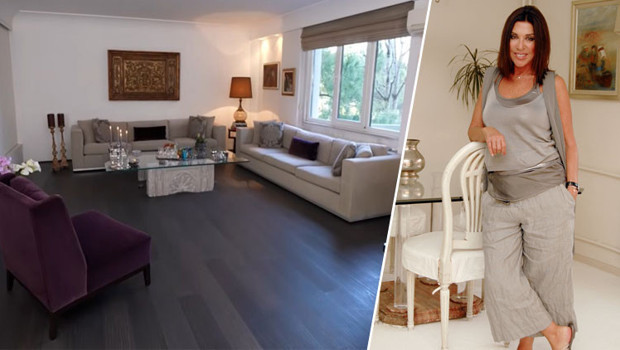 Sadelik ve düzen ön planda.... Nebahat Çehre evinin kapılarını açtı