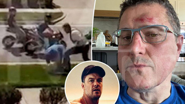 Kavganın her anı kamerada… Ünlü dizi yıldızı komşusunu dövdü! ‘Onu yerde defalarca yumrukladı’