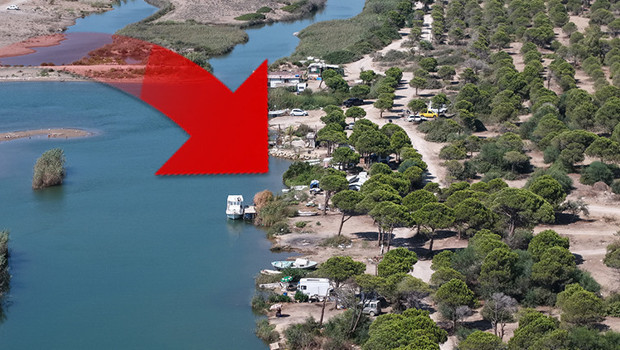 Doğa harikasında lağım rezaleti: Yıkım süreci başlatıldı