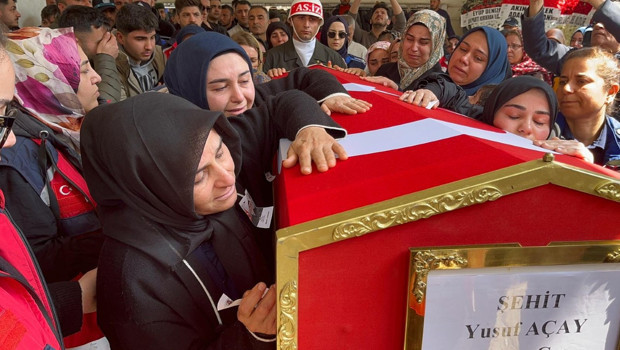 Şehit Piyade Uzman Çavuş Yusuf Açay'ın cenazesi memleketi Hatay'da defnedildi