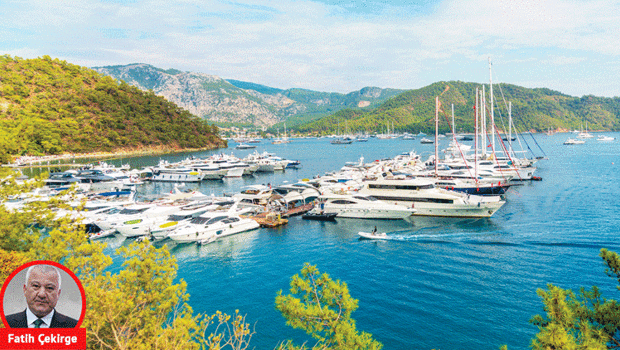 Göcek koylarında 250 milyon lira ceza iskelelere yıkım kararı