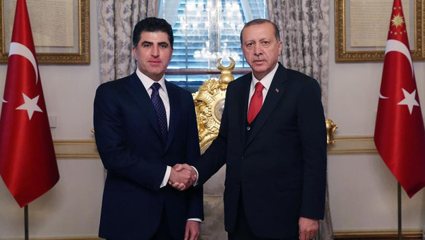 Cumhurbaşkanı Erdoğan, Neçirvan Barzani ile telefonda görüştü