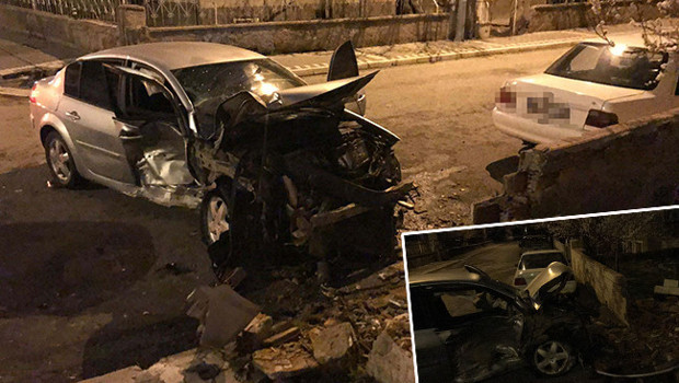 Kayseri'de iki otomobil çarpıştı: 5 yaralı