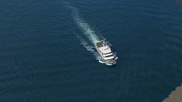 İstanbul'da sağanak sonrası Boğaz'ın rengi değişti