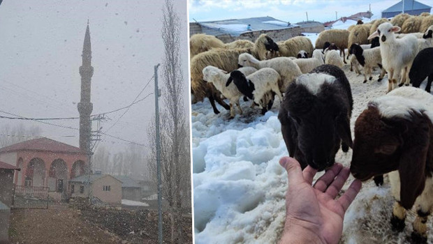 Kar yağışı, yeniden beyaza bürüdü: Vatandaşlar hayrete düştü