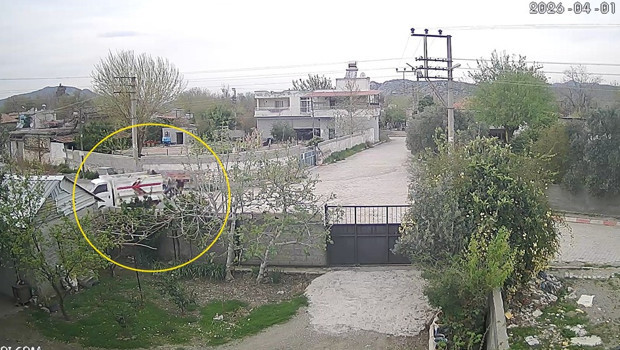 Osmaniye’de motosiklet sürücüsünün hayatını kaybettiği kaza kamerada