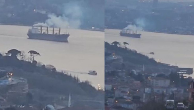 İstanbul Boğazı'nda gemi arızası… Gemi trafiği çift yönlü askıya alındı