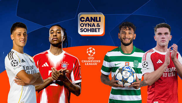 Şampiyonlar Ligi'nde çeyrek final zamanı! İki dev maçın heyecanı canlı sohbet ile Misli'de