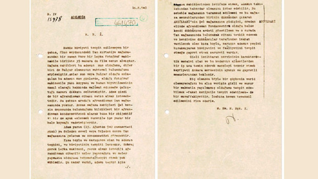 MİT paylaştı... 86 yıl önce Ankara’daki casus