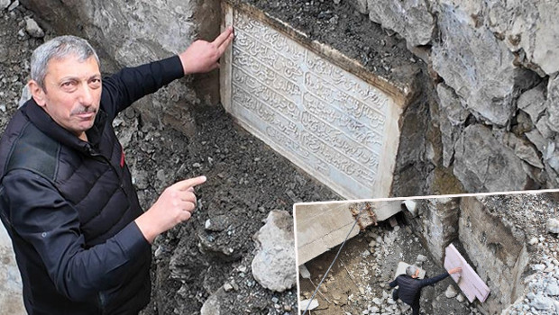 Yol çalışmasıyla görüldü: Babalarının vasiyetini yerine getirmişler! '1888 tarihinde yapıldığını tespit ettik'