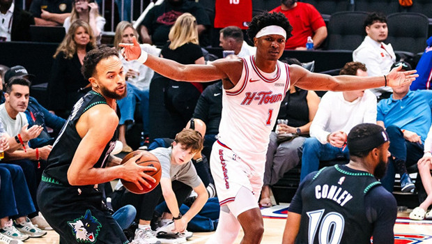 Rockets'ın 8 maçlık galibiyet serisine Timberwolves son verdi!