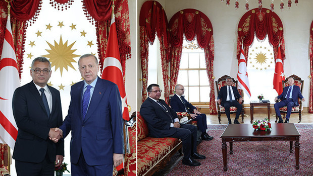 Cumhurbaşkanı Erdoğan'dan Dolmabahçe Ofisi'nde diplomasi trafiği