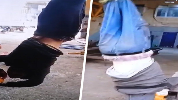 Zihinsel engelli işçiye, ayağından vince asarak eziyet etmişlerdi! 3 sanık tahliye edildi