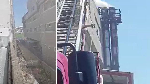 Esenyurt'ta tekstil fabrikasında yangın