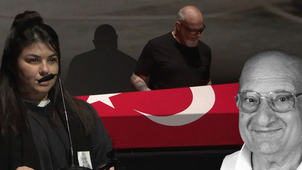 Oyuncu Ferdi Atuner için AKM'de tören düzenlendi... 'Babam en sevdiği yerde bize veda ediyor'