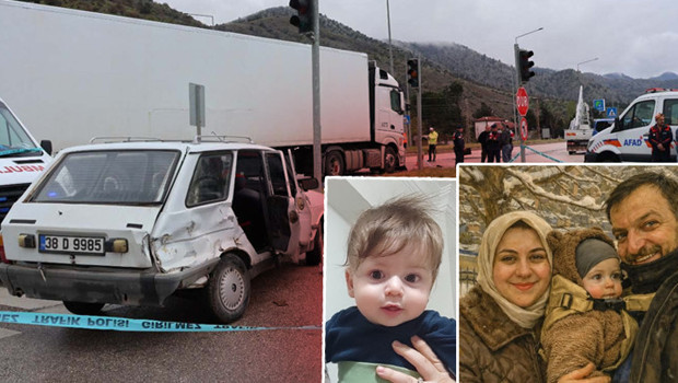 10 aylık bebeğin kahreden ölümü! Feci kazada annesinin kucağından yola savrulup TIR'ın altında kaldı