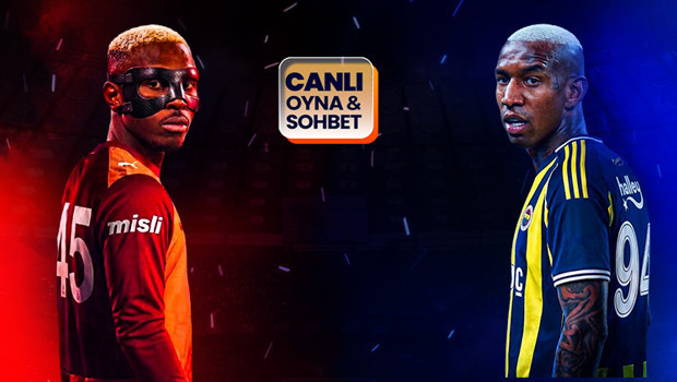 Galatasaray - Fenerbahçe derbisinin heyecanı canlı bahis ve canlı sohbet ile Misli'de yaşanıyor!
